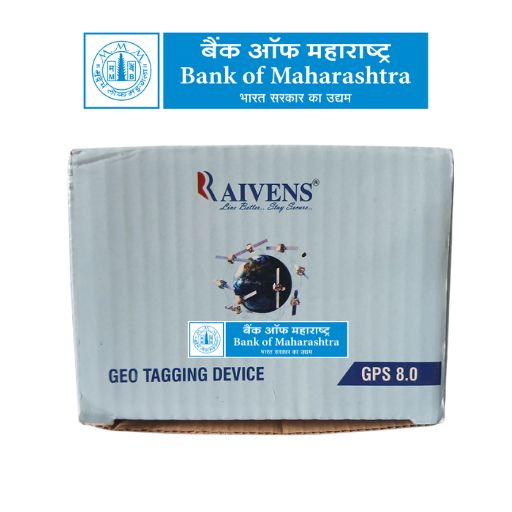 Raivens 8.0 USB GPS Receiver with Antenna Bank of Maharashtra – front view